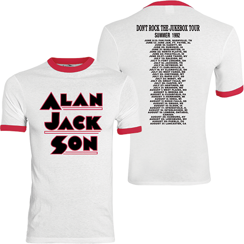 Retro Ringer Tee - 1992 Don't Rock The Jukebox Tour