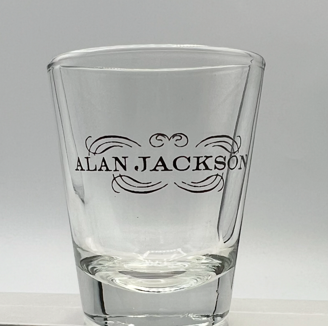 Alan Jackson Shot Glass