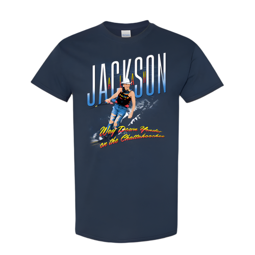 Navy Chattahoochee Skiing T-Shirt