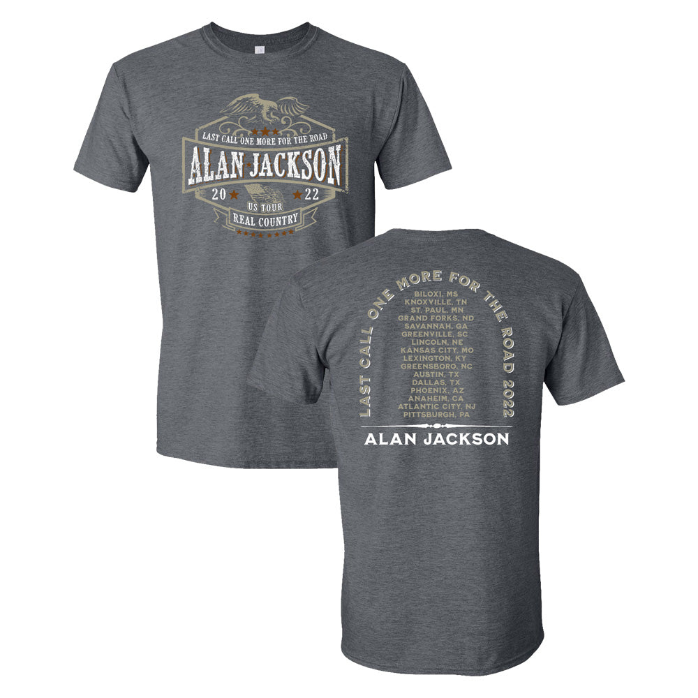 Grey Tour Tee (Real Country)