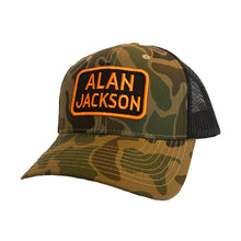 Load image into Gallery viewer, Woodland Green Camo Scout Patch Hat